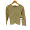ルミノア Le minor フランス製 ボーダー ボートネック L/S シャツ バスク シャツ レディース import:M