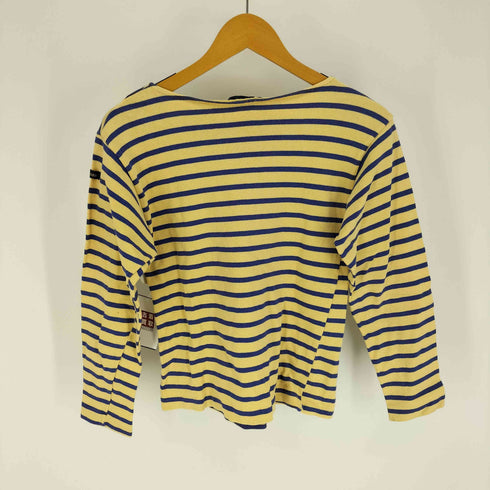 ルミノア Le minor フランス製 ボーダー ボートネック L/S シャツ バスク シャツ レディース import:M