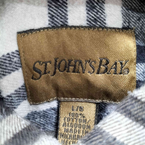 セントジョンズベイ STJOHNS BAY 00S L/S チェックフランネルシャツ メンズ import:L