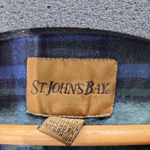 セントジョンズベイ STJOHNS BAY 00S L/S チェックフランネルシャツ メンズ import:L