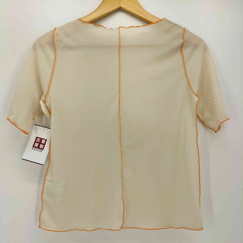 アダムエロペ Adam et Rope シアーカラーメローTee レディース FREE