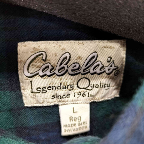 カベラス Cabela's 00S ブラックウォッチ L/S チェックフランネルシャツ メンズ import:L