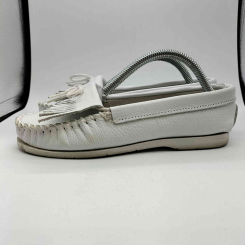 ミネトンカ Minnetonka レザー タッセル モカシン シューズ レディース