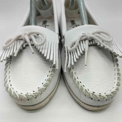 ミネトンカ Minnetonka レザー タッセル モカシン シューズ レディース
