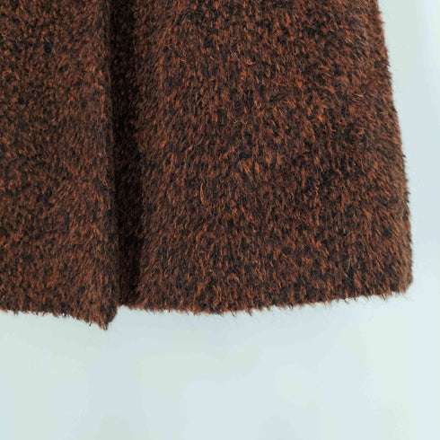 SURELLE JUILLET モヘア アルパカ混 ファー付 ロング コート レディース