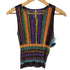 プリーツプリーズイッセイミヤケ PLEATS PLEASE ISSEY MIYAKE 12AW 総柄 マルチカラープリーツノースリーブカットソー レディース JPN:5