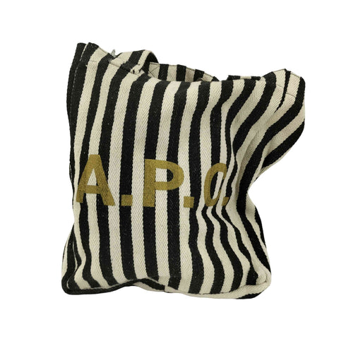 アーペーセー A.P.C. ストライプトートバッグ レディース