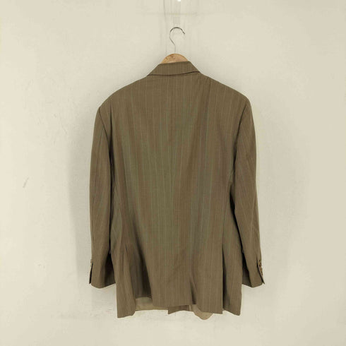 バーバリーズ BURBERRYS OLD ピンストライプ ダブルブレスト ウールテーラードジャケット Super100's Wool メンズ