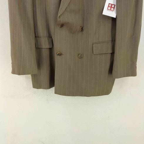 バーバリーズ BURBERRYS OLD ピンストライプ ダブルブレスト ウールテーラードジャケット Super100's Wool メンズ