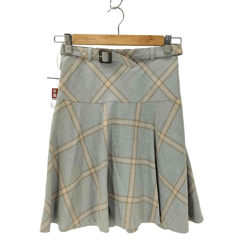 ブルーレーベルクレストブリッジ BLUE LABEL CRESTBRIDGE チェックフレアスカート レディース JPN:36