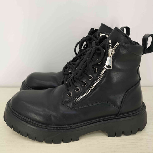 サイドジップ 厚底 ブーツ メンズ JPN:26.5