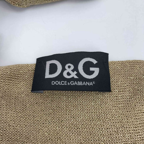 ディーアンドジー D&G ニット 小判 マフラー レディース