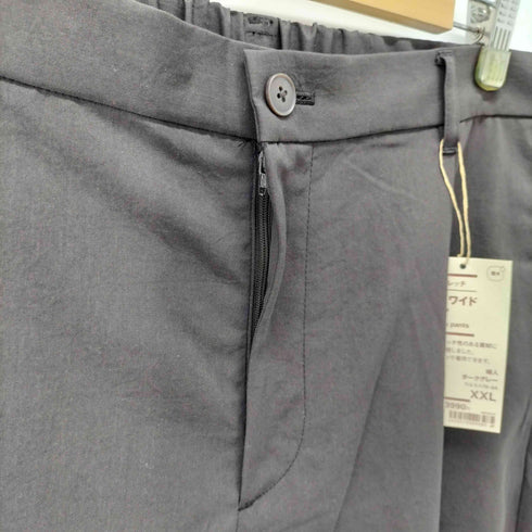 ムジルシリョウヒン 無印良品 撥水ストレッチタックワイドパンツ レディース JPN:XXL