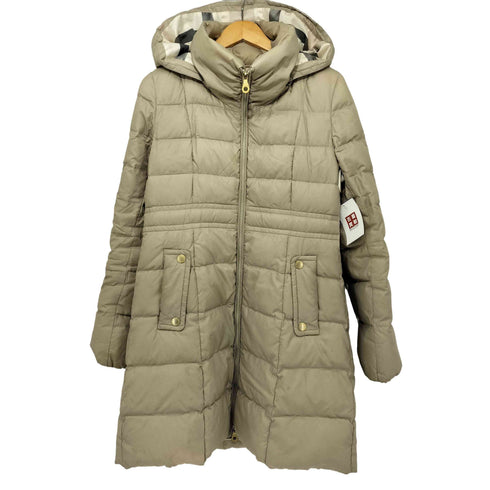 ブルーレーベルクレストブリッジ BLUE LABEL CRESTBRIDGE ジップアップ ダウンコート レディース EUR:40