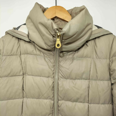 ブルーレーベルクレストブリッジ BLUE LABEL CRESTBRIDGE ジップアップ ダウンコート レディース EUR:40