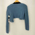 ザラ ZARA クロップドシャギーカーディガン レディース import:S