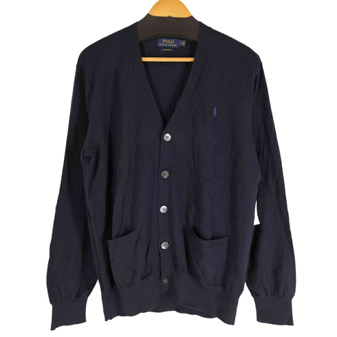 ポロラルフローレン POLO RALPH LAUREN PIMA COTTON ポニー刺繍 コットンカーディガン メンズ import:L