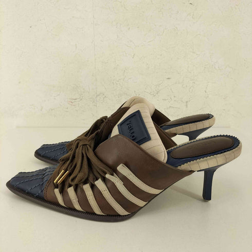 イエロー YELLO ROBIN SNEAKER MULES レディース JPN:L