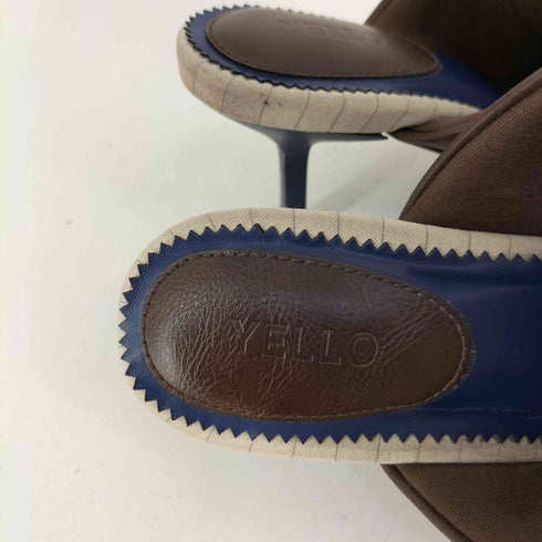 イエロー YELLO ROBIN SNEAKER MULES レディース JPN:L