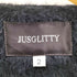 ジャスグリッティー JUSGLITTY ツイード切替ノーカラーコート レディース JPN:2