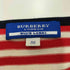 バーバリーブルーレーベル BURBERRY BLUE LABEL バックオープン ボーダー コットン五分袖ニットセーター レディース EUR:38