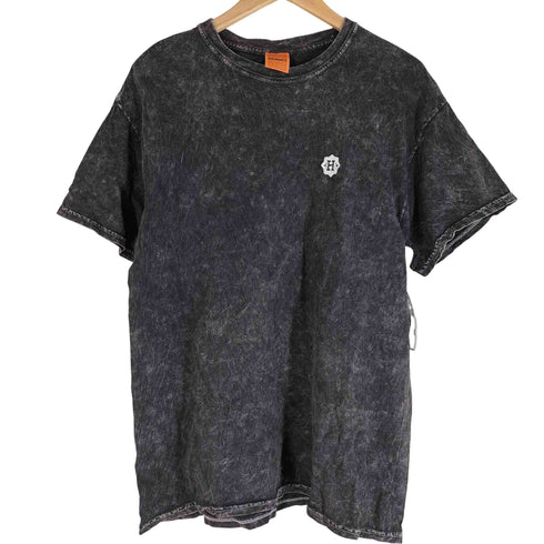 HERMIT H刺繍 タイダイTシャツ 半袖 メンズ JPN:L