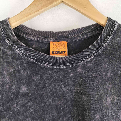 HERMIT H刺繍 タイダイTシャツ 半袖 メンズ JPN:L