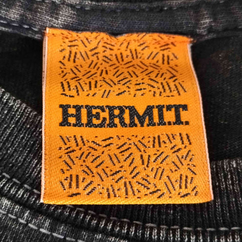 HERMIT H刺繍 タイダイTシャツ 半袖 メンズ JPN:L