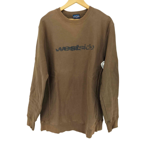 デラックス DELUXE WESTSIDE FLEECE ロゴプリントスウェット メンズ import:L