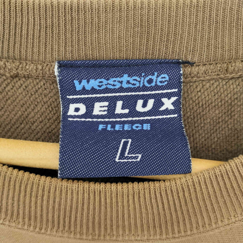 デラックス DELUXE WESTSIDE FLEECE ロゴプリントスウェット メンズ import:L