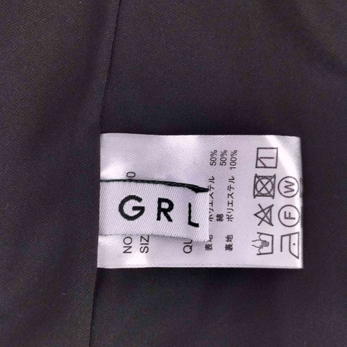 グレイル GRL ファージャケット×ミニスカートチェック柄ツイードセットアップ レディース JPN:M