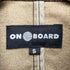 オンボード On board フェイクレザーバンドカラーシングルライダースジャケット メンズ JPN:S