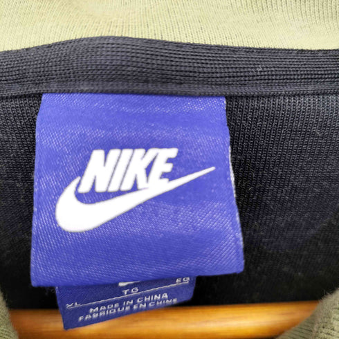 ナイキ NIKE ロゴプリント バイカラー ジップアップパーカー メンズ JPN:XL
