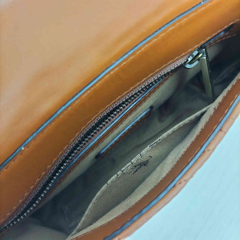 エトロ ETRO イタリア製 花柄 ステッチ 2WAY レザー ハンド バッグ ショルダー バッグ レディース