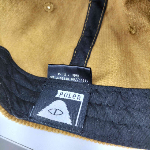 ポーラー POLER フロントワッペンコーデュロイキャップ メンズ