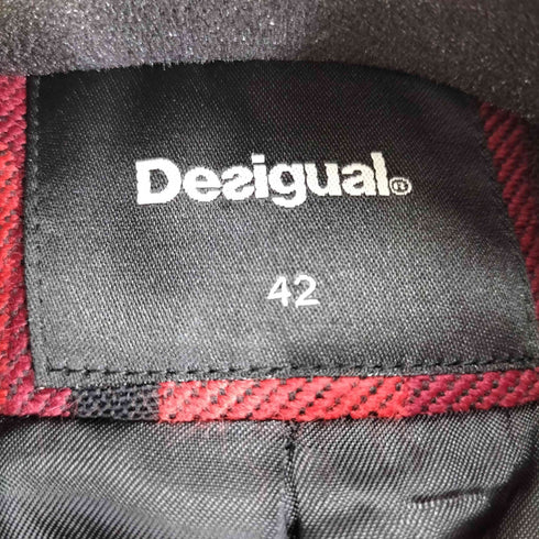 デシグアル Desigual 総柄 チェスターコート メンズ 42