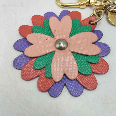 エトロ ETRO イタリア製 フラワー チャーム キーホルダー アクセサリー レディース