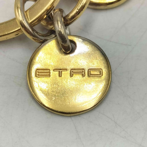 エトロ ETRO イタリア製 フラワー チャーム キーホルダー アクセサリー レディース
