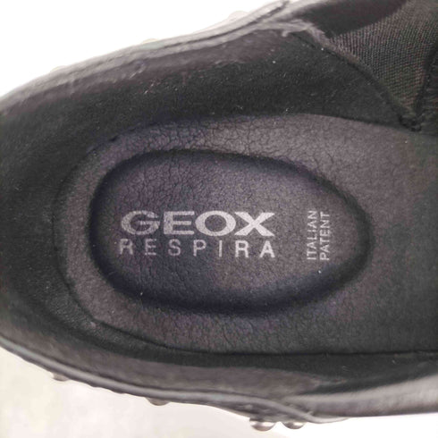 ジェオックス GEOX RESPIRA スタッズ レザー ショートブーツ レディース EUR:39