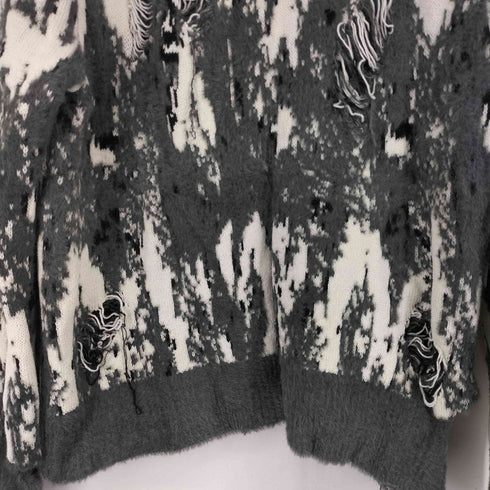 ザラ ZARA ダメージシャギーニット メンズ XL