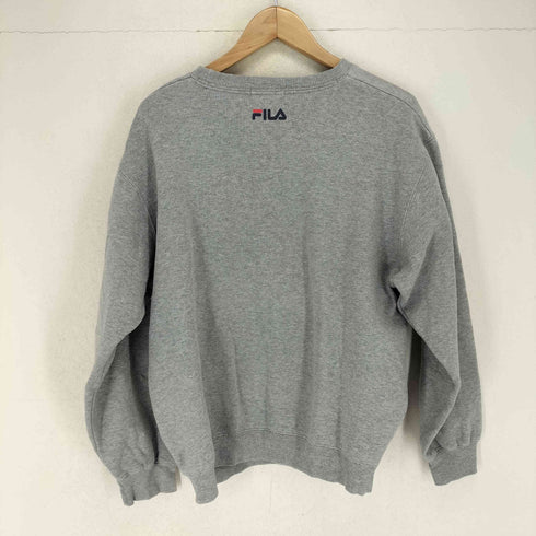 フィラ FILA BIELLA ITALIA フロント刺繍クルーネックスウェット メンズ JPN:L