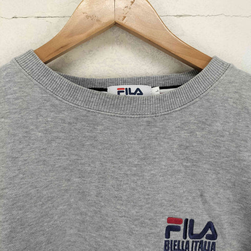 フィラ FILA BIELLA ITALIA フロント刺繍クルーネックスウェット メンズ JPN:L