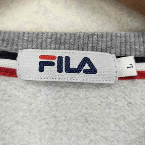 フィラ FILA BIELLA ITALIA フロント刺繍クルーネックスウェット メンズ JPN:L