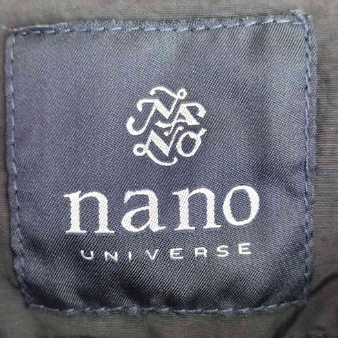ナノユニバース NANO universe ノーカラー中綿ブルゾン レディース FREE