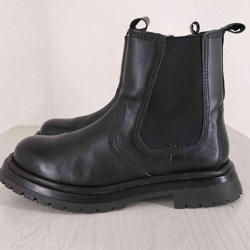 ザラ ZARA サイドゴアトラックブーツ レディース EUR:38