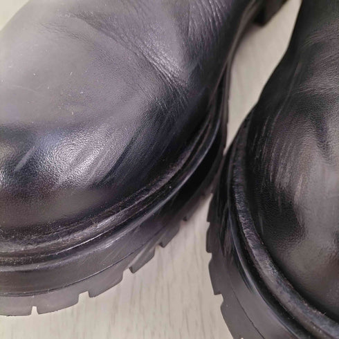 ザラ ZARA サイドゴアトラックブーツ レディース EUR:38