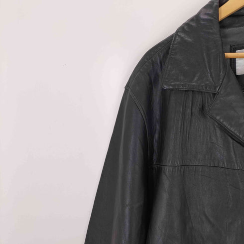 PELLE STUDIO レザーチェスターコート メンズ import:XL