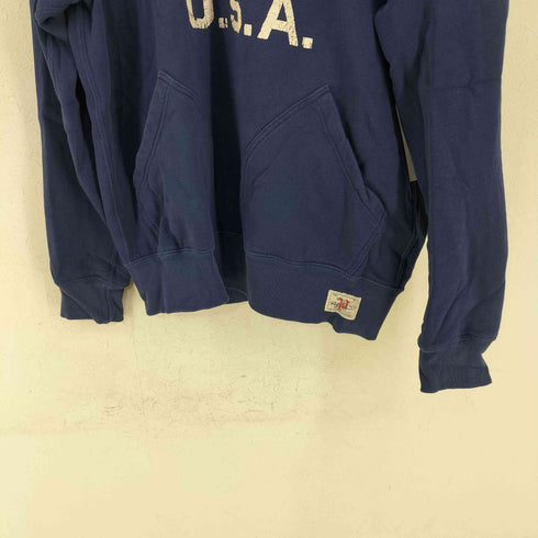 ポロラルフローレン POLO RALPH LAUREN セパポケ 前ガゼット 三段クラックプリントフーディ POLO 67 レディース import:M