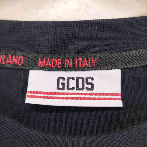ジーシーディーエス GCDS フロントビッグロゴプリントクルーネックTシャツ メンズ JPN:L