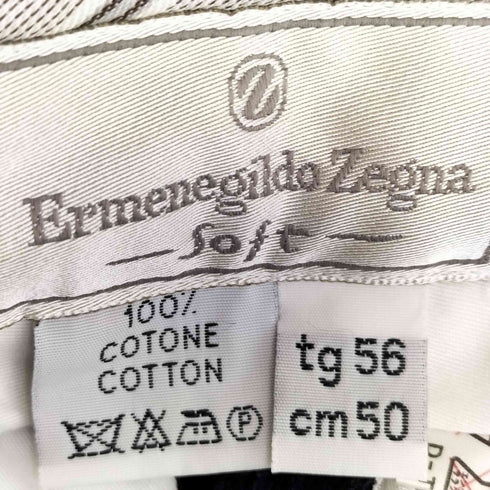 エルメネジルドゼニア Ermenegildo Zegna SOFT ネップ 2タックコーデュロイパンツ メンズ tg 56 cm 50